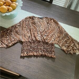Animal Print Top